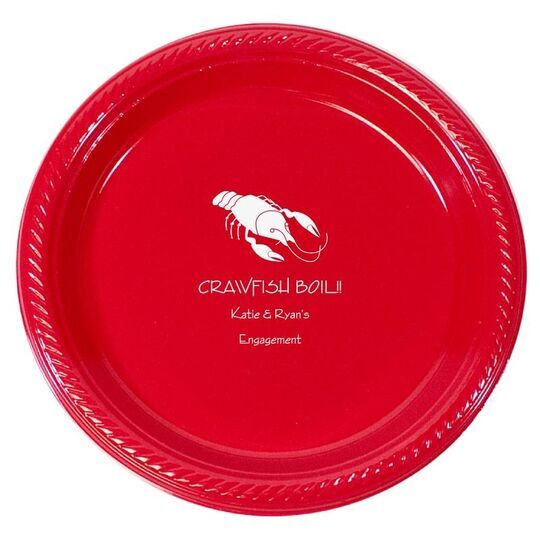 Crawfish Plastic Plates